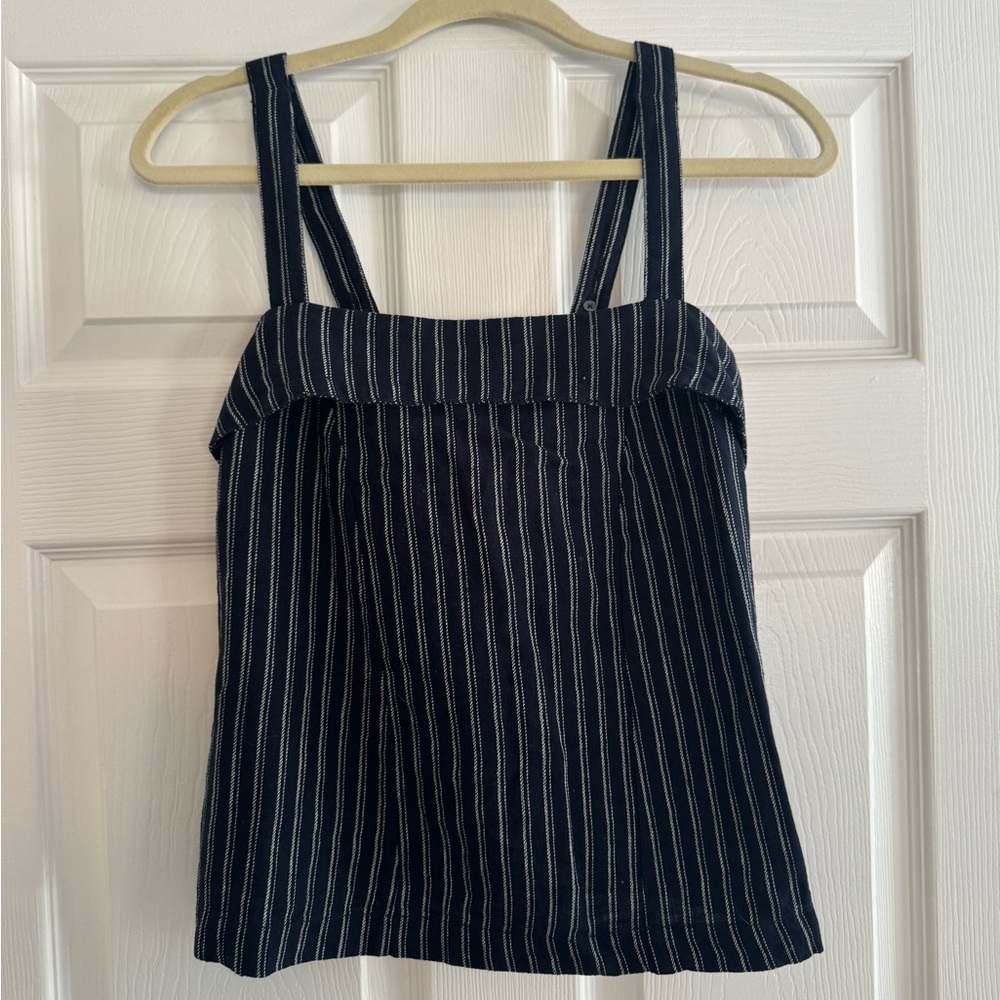 J Crew Linen Tank Top